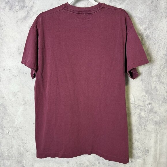 Vintage Oxford University T Shirt Mens Large Red 90s Short Sleeve - Picture 3 of 8